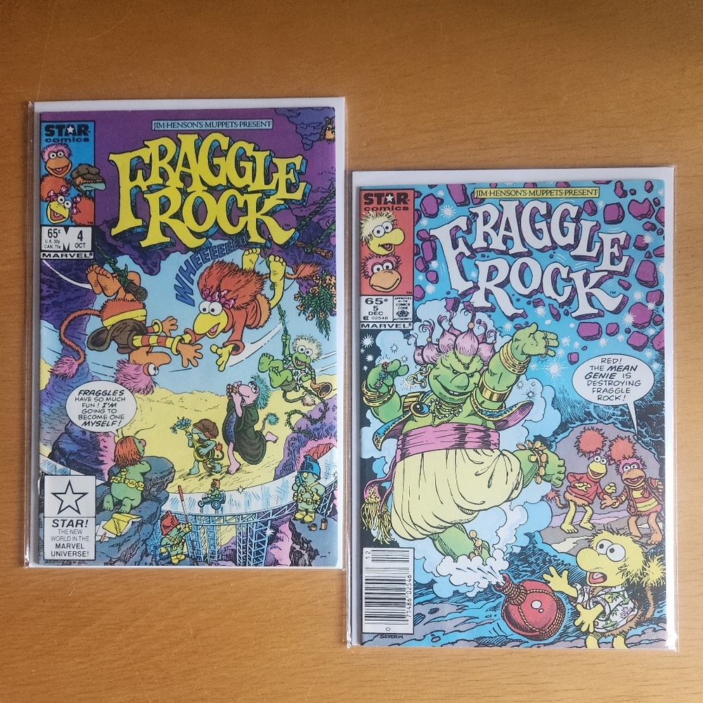 Fraggle Rock  #4, #5 - 1980s Marvel Comics (Lot of 2)